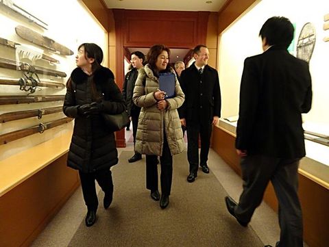 Visite du musée olympique de Sapporo