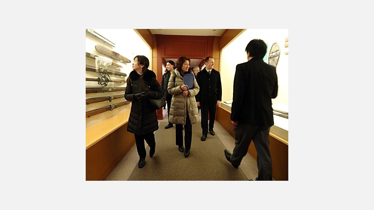 Visite du musée olympique de Sapporo
