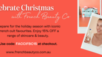 French Beauty Co Christmas Offer banner