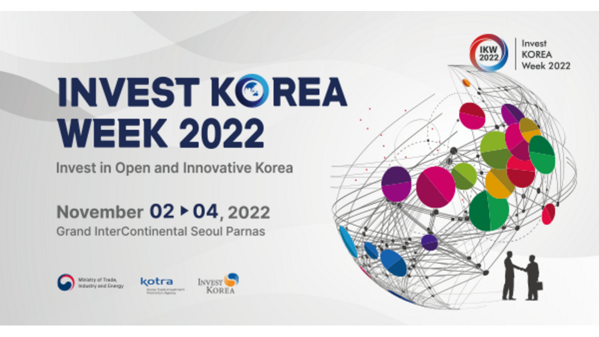 Invest Korea Week(IKW) 2022 will be held on November 2nd to 4th in Seoul Invest Korea Week(IKW) 2022 will be held on November 2nd to 4th in Seoul
