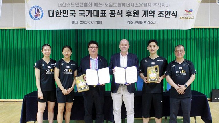 S-OIL TotalEnergies Lubricants Becomes Official Sponsor of Badminton Korea Association to Further Energize the Korean Badminton Scene