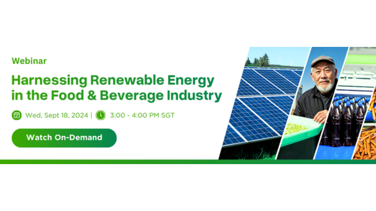 Harnessing Renewable Energy in the Food & Beverage Industry: A Recap of the Latest TotalEnergies Webinar