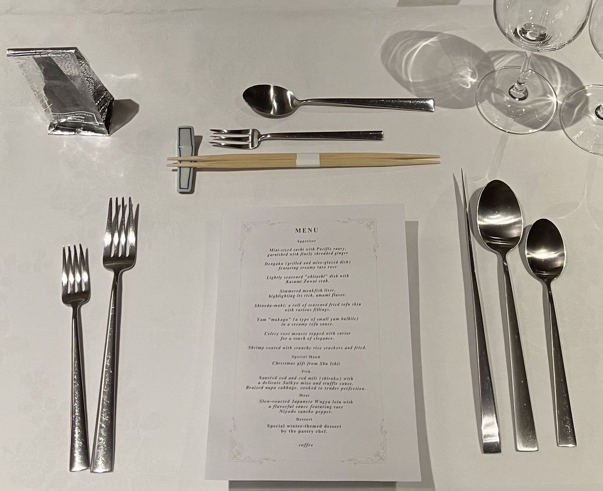 ディナーメニュー