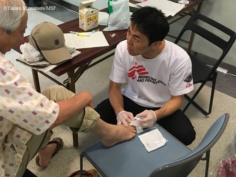 Médecins Sans Frontières a apporté son aide aux habitants touchés par les intempéries dans l’Ouest du Japon