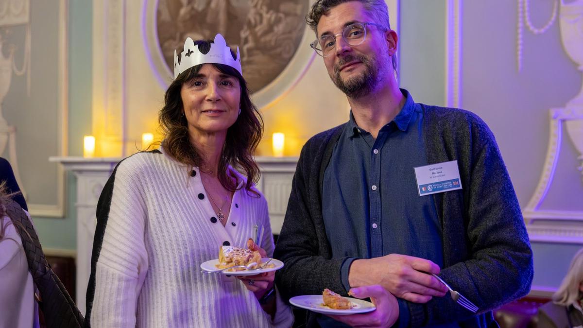 French Chamber of Great Britain - Galette des Rois event at Home House, in partnership with Maison Philippe Conticini.