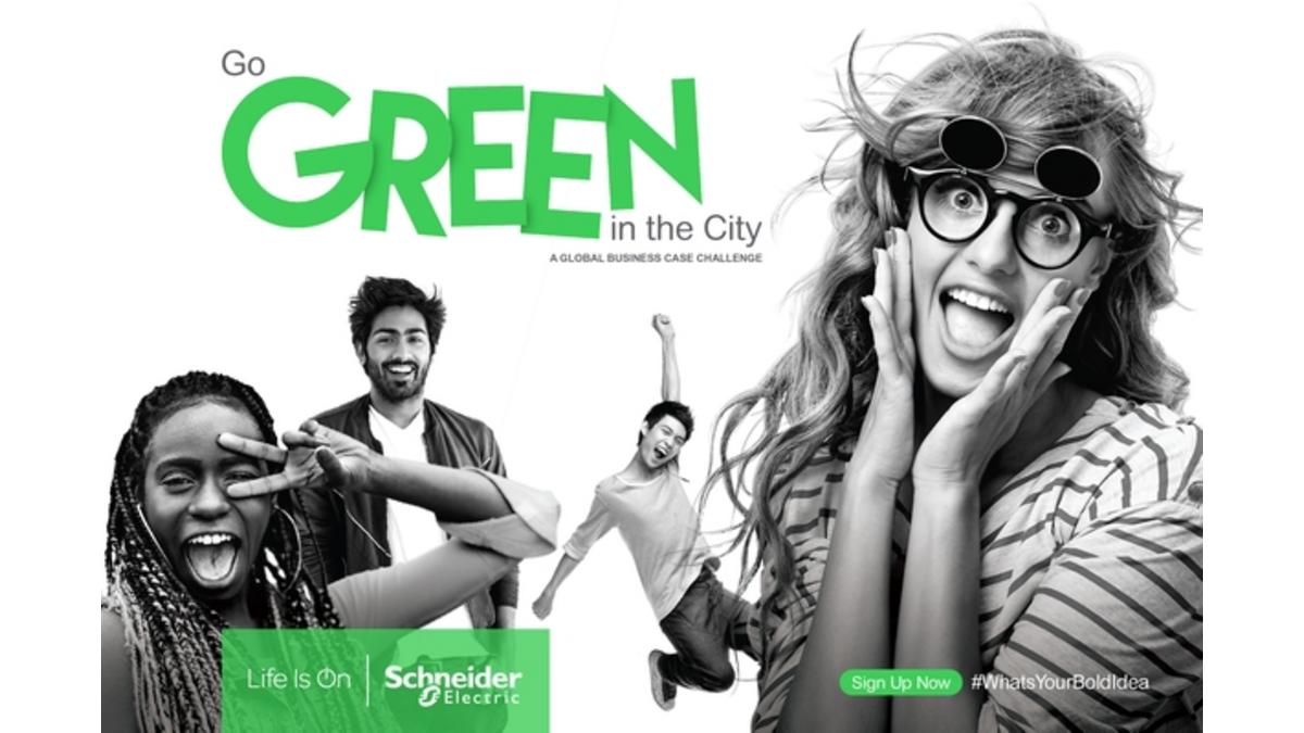 Schneider Electric lance la 9ème édition de son concours international étudiant "Go Green in the City"