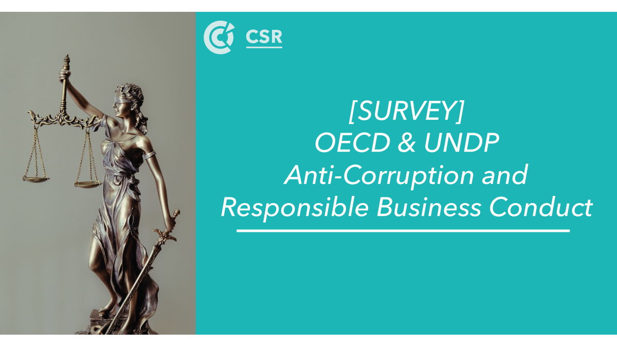 [SURVEY] OECD & UNDP Anti-Corruption and Responsible Business Conduct