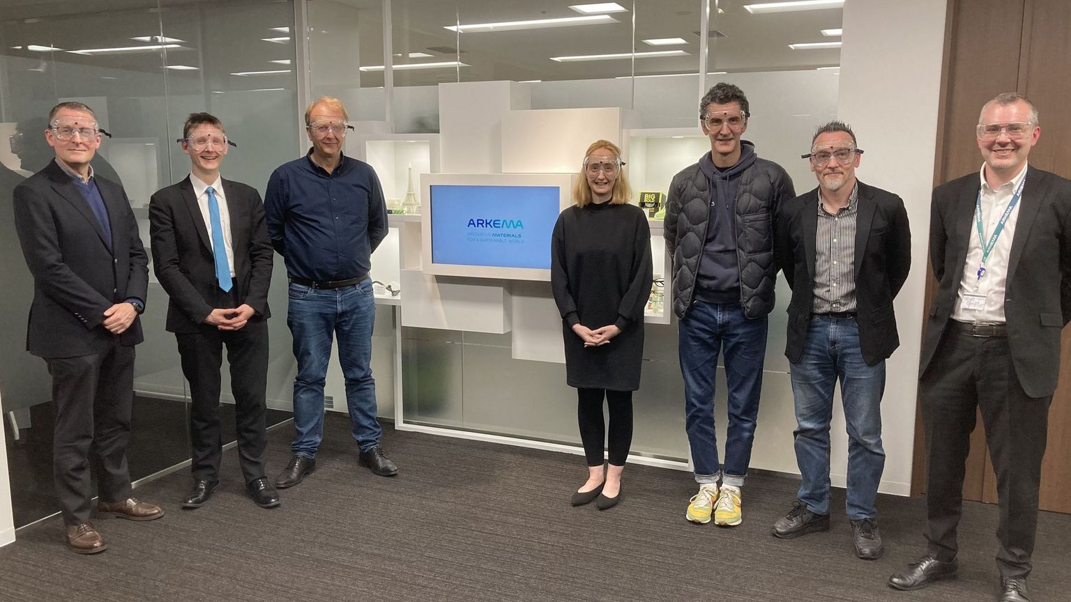 Visite des laboratoires d'Arkema à Kyoto Visite des laboratoires d'Arkema à Kyoto