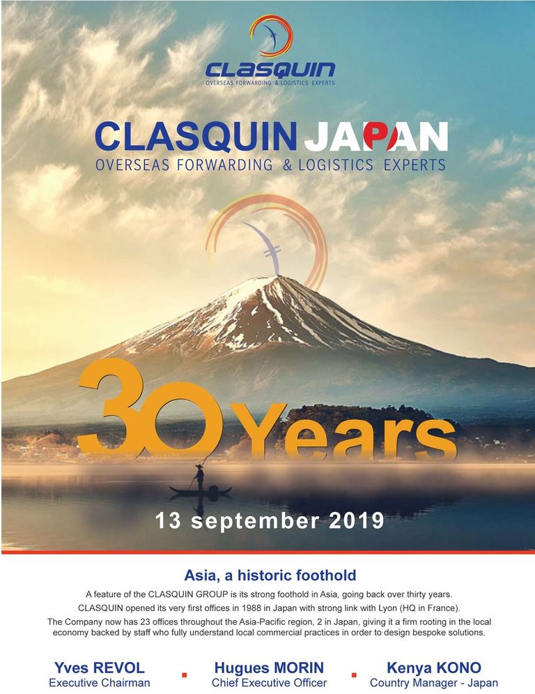 30 ans de Clasquin au Japon