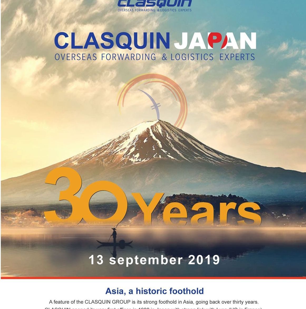 クラスカンジャパンは創立30周年を記念し、クルージングパーティを開催