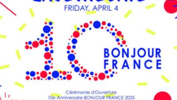 Cérémonie d'Ouverture du 10e Anniversaire de BONJOUR FRANCE 2025 à la Résidence de l'Ambassadeur de France