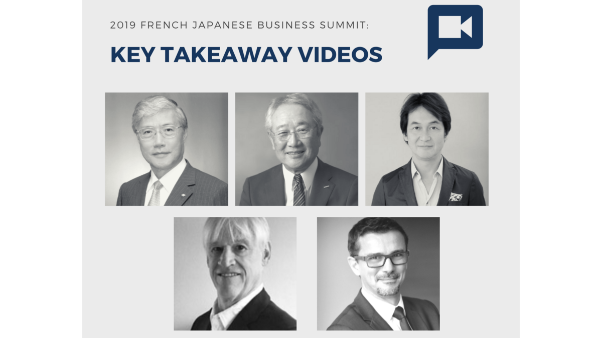 [Translate to Japonais:] 2019 French Japanese Business Summit: Key Takeaway Videos