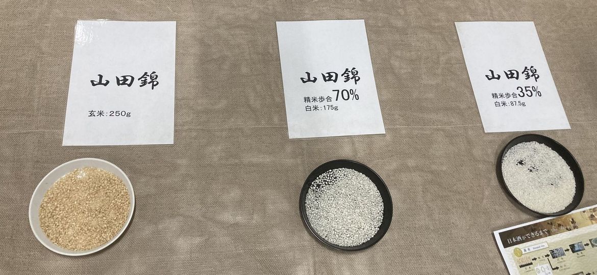 Different degrees of rice refinery