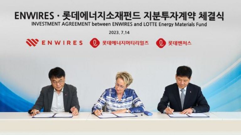 Lotte Energy Materials Makes Strategic Investment in French EV Battery Startup