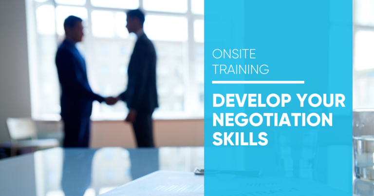 Onsite Training - Develop your Negotiation Skills