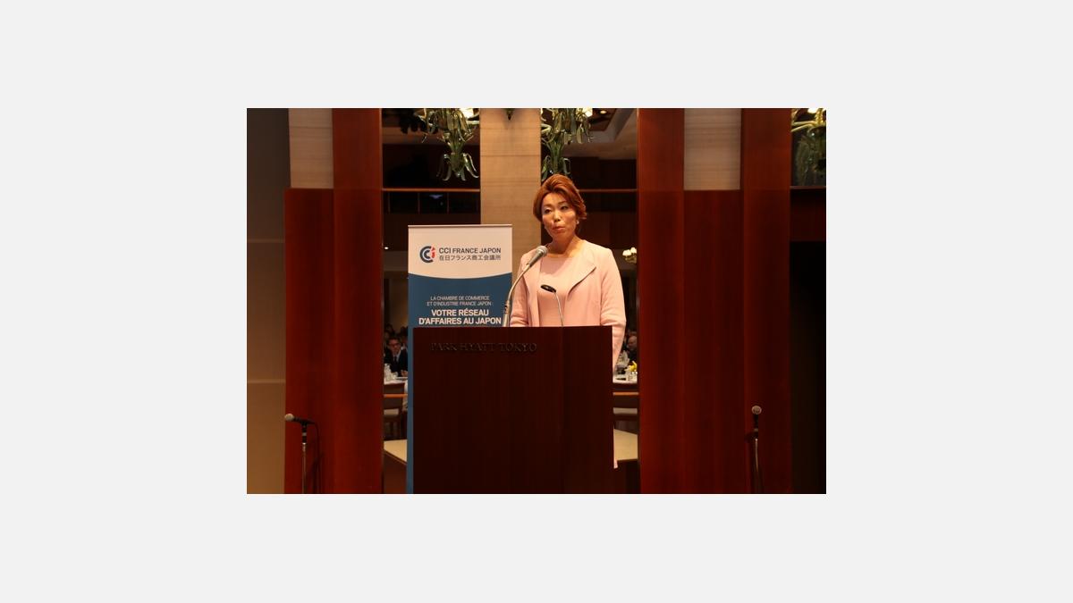 Maiko Shibuya, directrice du Service adhésion de la CCI France Japon