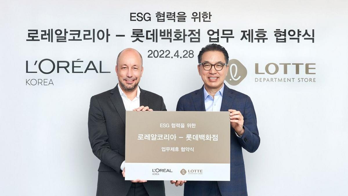 L'Oréal Korea and Lotte partner to work on sustainability and ESG