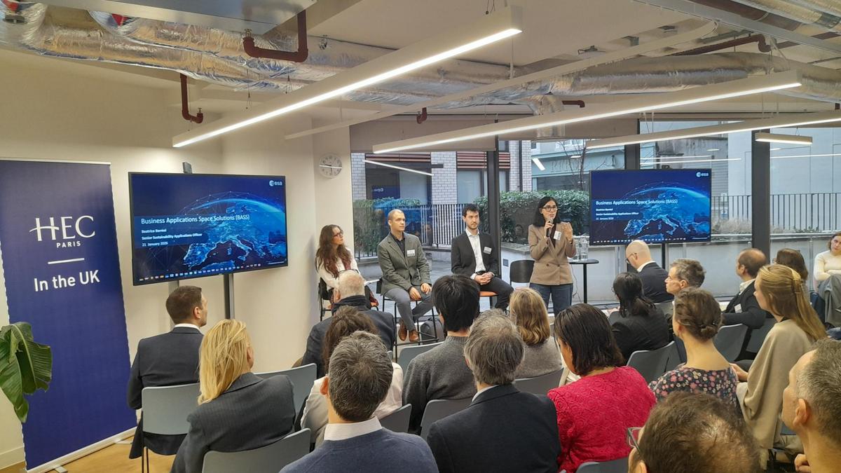 French Chamber of Great Britain - In Conversation With the European Space Agency team: Breakfast with Dr Clement Albergel, PhD, Head of the Actionable Climate Information, in partnership with HEC UK House