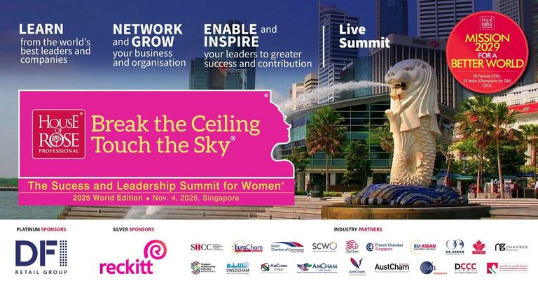 Partner Event Flyer called "Break the Ceiling Touch the Sky"