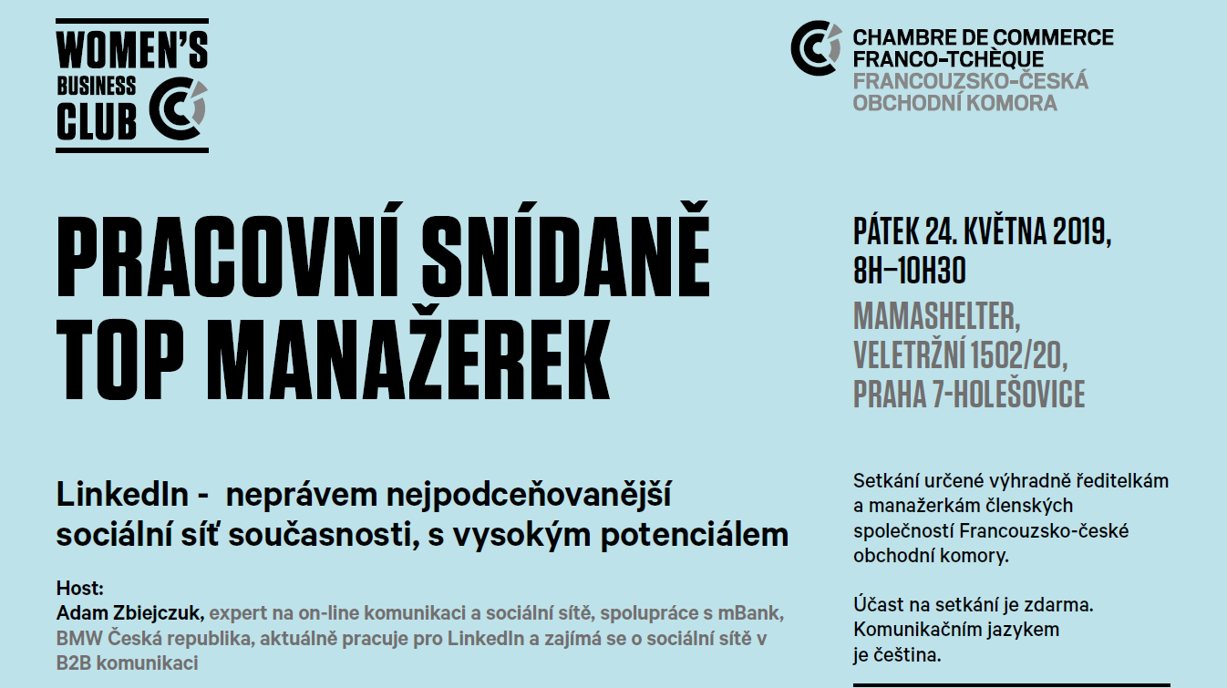 Pracovní snídaně top manažerek