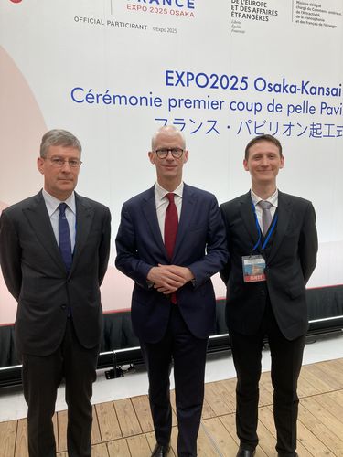 ノルベール・ルレ氏、フランク・リエステール氏、ローシュ ジョンフランソワ