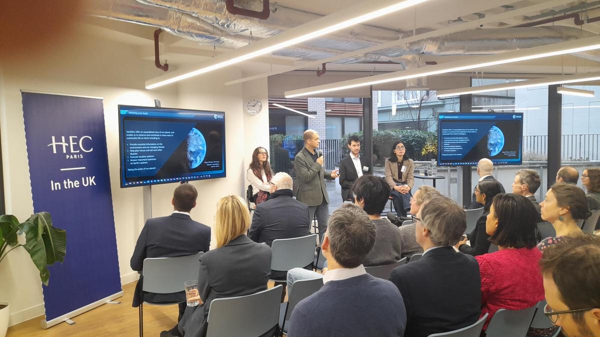 French Chamber of Great Britain - In Conversation With the European Space Agency team: Breakfast with Dr Clement Albergel, PhD, Head of the Actionable Climate Information, in partnership with HEC UK House