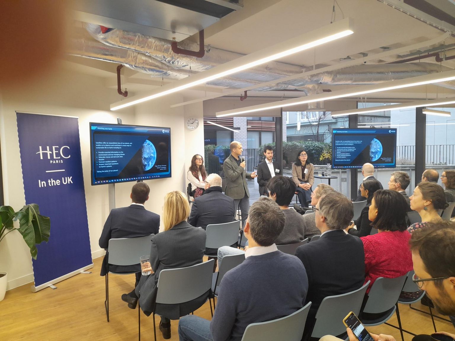 French Chamber of Great Britain - In Conversation With the European Space Agency team: Breakfast with Dr Clement Albergel, PhD, Head of the Actionable Climate Information, in partnership with HEC UK House