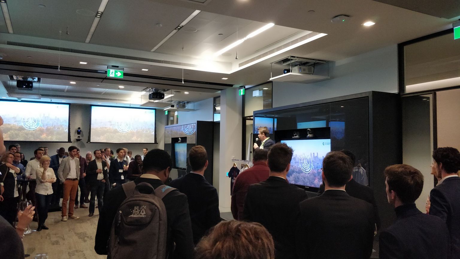 PSG stratégie de développement Jerôme de chaunac pendant la soirée