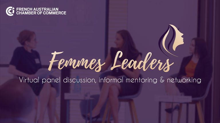 Femmes leaders event banner