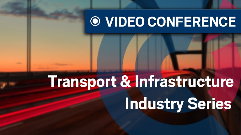 Transport and Infrastructure event banner