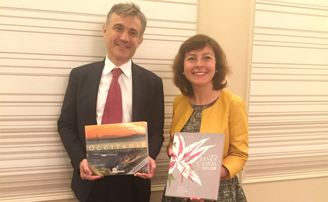 La présidente a rencontré Armel Cahierre, le président de la CCI France Japon