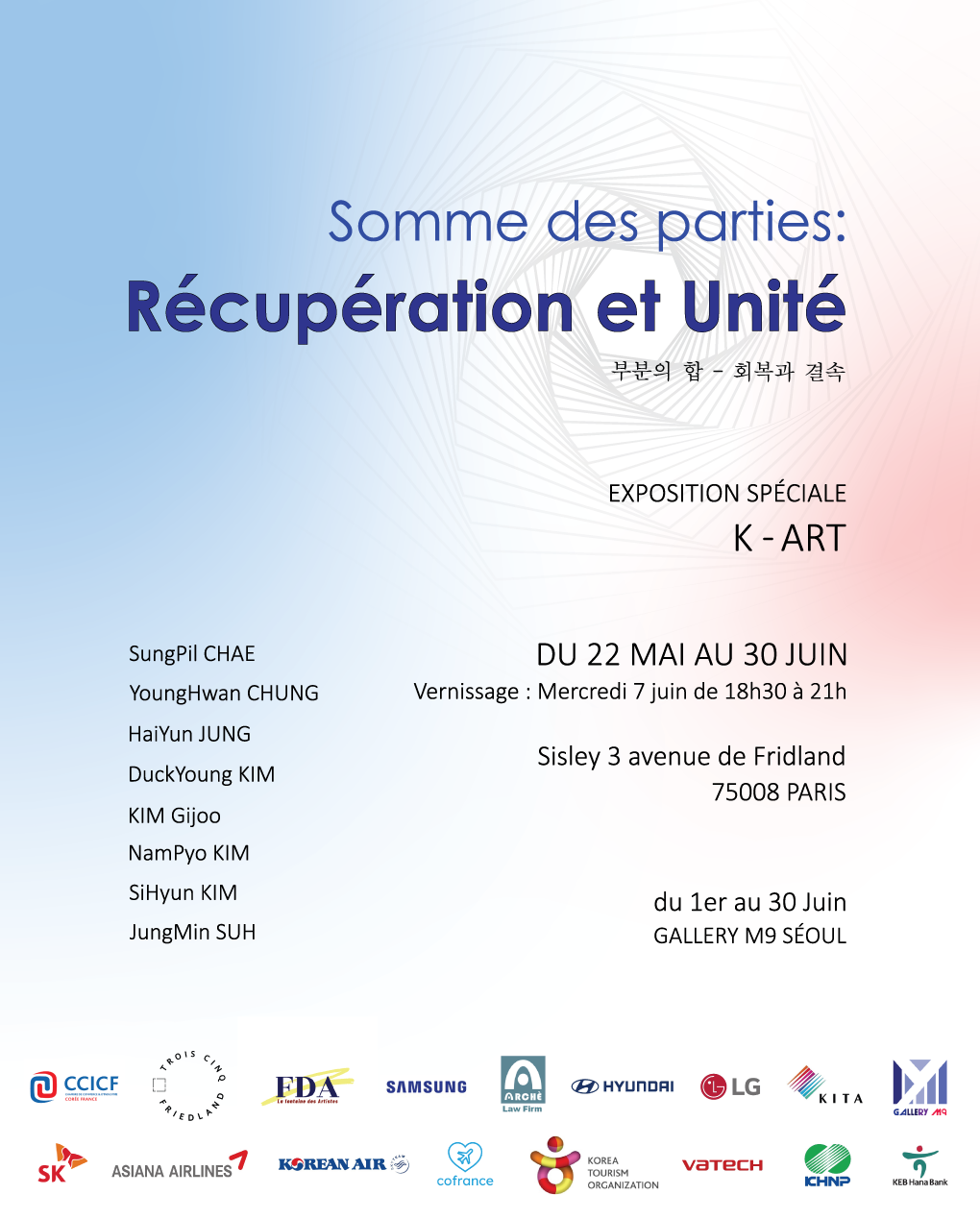 SOMME DES PARTIES : RÉCUPÉRATION ET UNITÉ