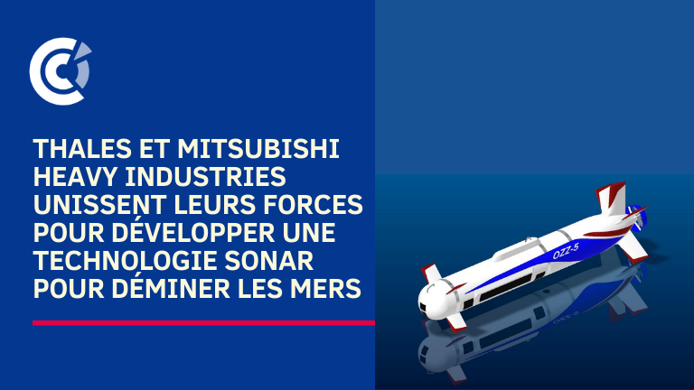 Thales et Mitsubishi Heavy Industries unissent leurs forces pour développer une technologie sonar pour déminer les mers