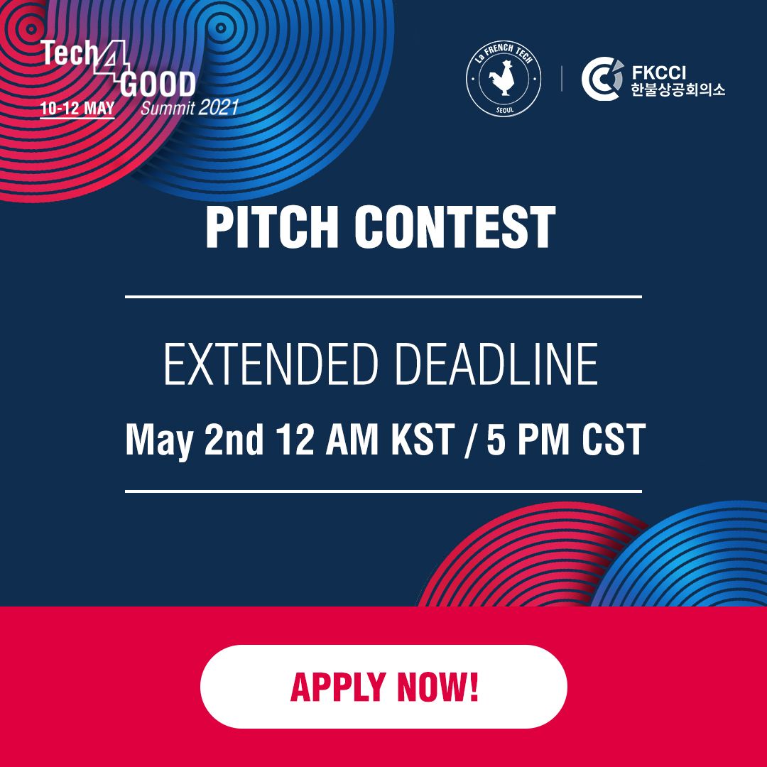 Tech4Good Summit 2021 – Pitch Contest Call for Application