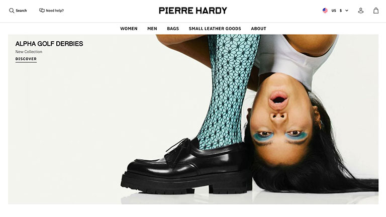 Pierre Hardy homepage