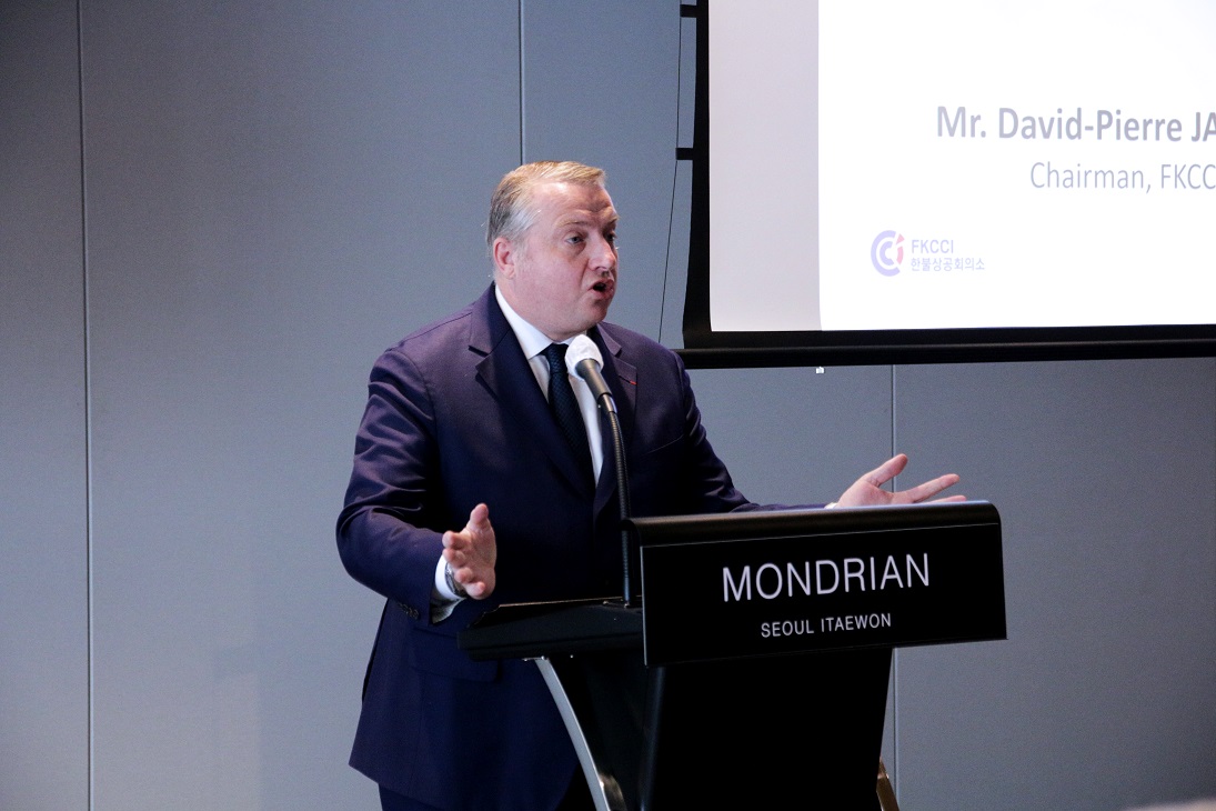 David-Pierre Jalicon, French-Korean Chamber of Commerce and Industry Chairman (FKCCI) Chairman