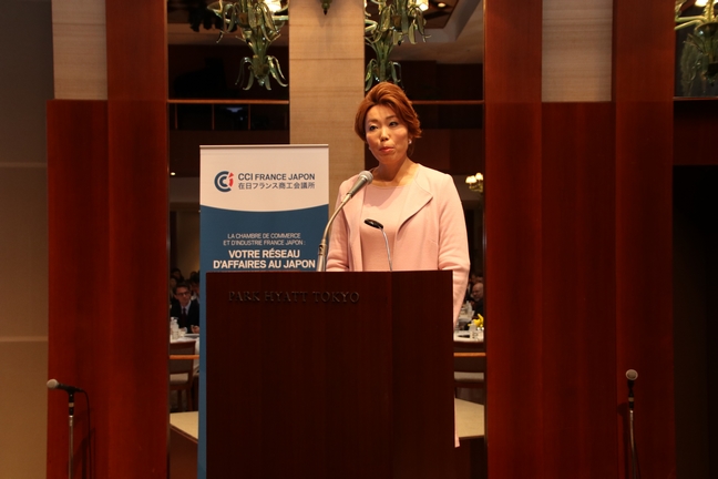 [Translate to Japonais:] Maiko Shibuya, directrice du Service adhésion de la CCI France Japon