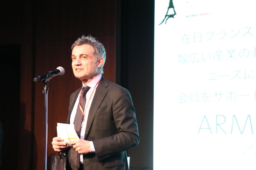 在日フランス商工会議所　アルメル カイエール　会頭