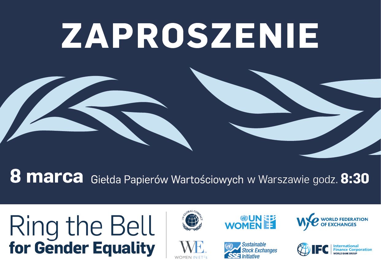Ring the Bell for Gender Equality - Zaproszenie GCNP