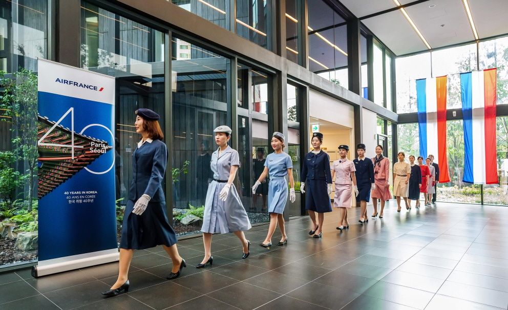 [Translate to Coréen:] Air France celebrates its 40th anniversary in South Korea