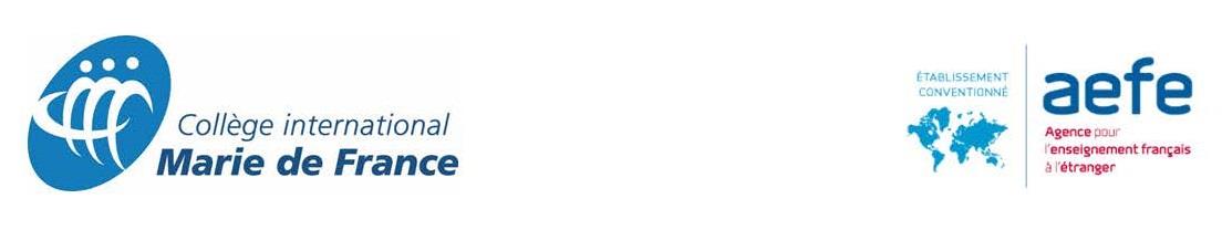 COLLÈGE INTERNATIONAL MARIE DE FRANCE