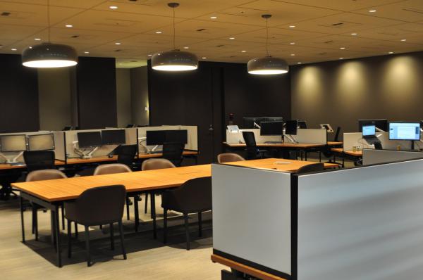 Visite guidée des bureaux CBRE