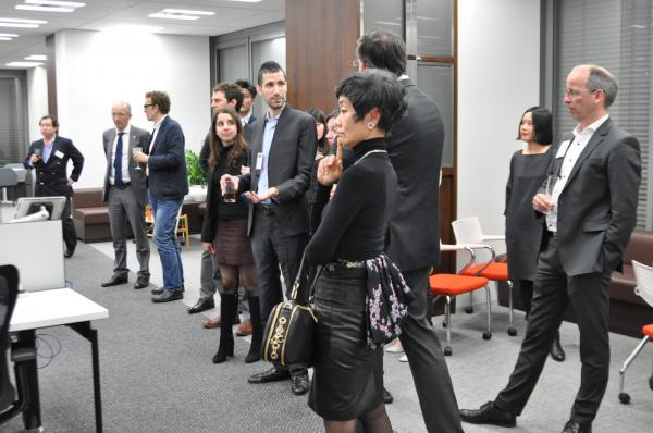 Visite guidée des bureaux CBRE