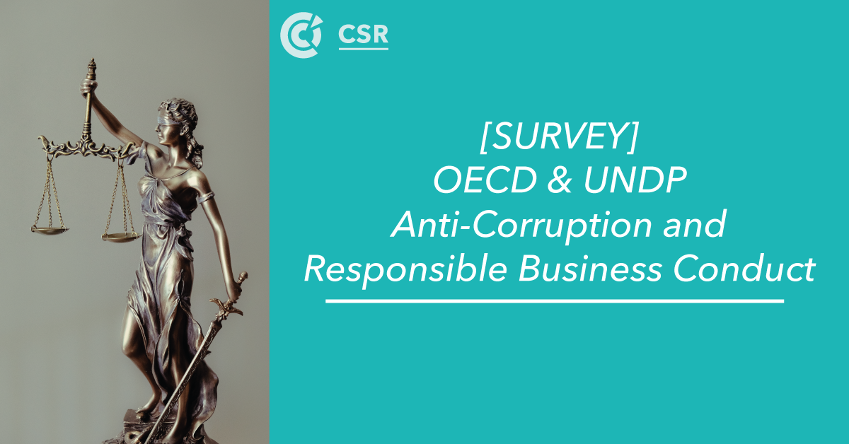 [SURVEY] OECD & UNDP Anti-Corruption and Responsible Business Conduct