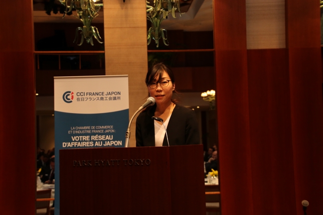 Yasuko Yokohama, représentante du Service Emploi et Formation