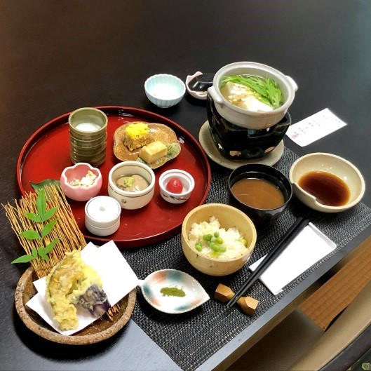 Cuisine traditionnelle japonaise, spécialité au tofu