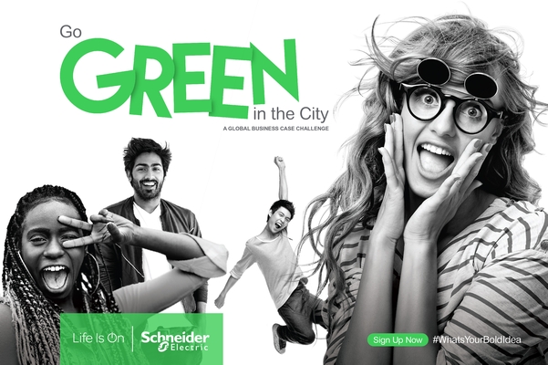 Schneider Electric lance la 9ème édition de son concours international étudiant "Go Green in the City"