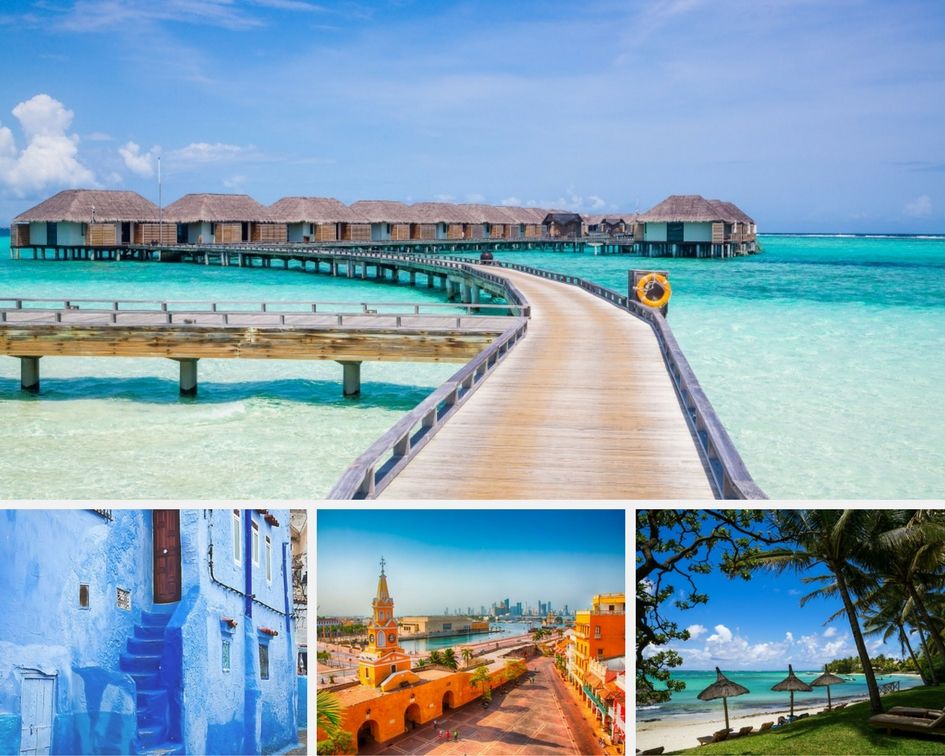 kierunki w zimowym rozkładzie Air France KLM 2017 2018 kolaz