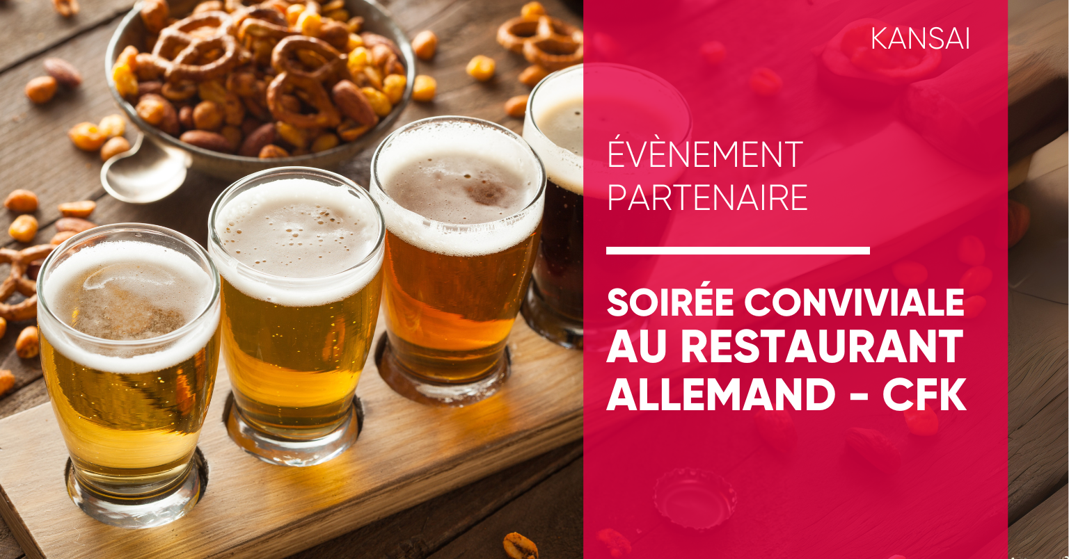 Soirée conviviale dans un restaurant allemand Soirée conviviale dans un restaurant allemand