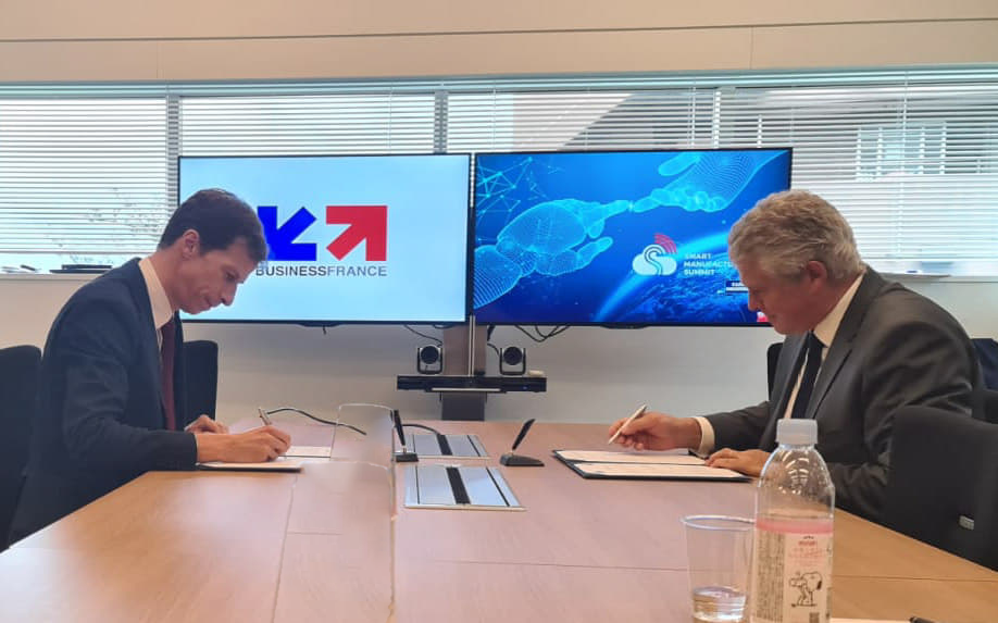 産業展示会、SMART MANUFACTURING SUMMIT開催に向けて、在日フランス大使館貿易投資庁、在日フランス商工会議所と覚書を締結 産業展示会、SMART MANUFACTURING SUMMIT開催に向けて、在日フランス大使館貿易投資庁、在日フランス商工会議所と覚書を締結